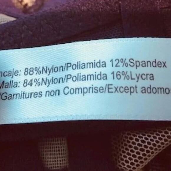 Adore Me Purple Lace Semi Sheer Underwire 36B - Picture 5 of 7